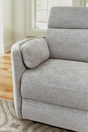 Radius Single Power Sofa in Mineral by Parker House