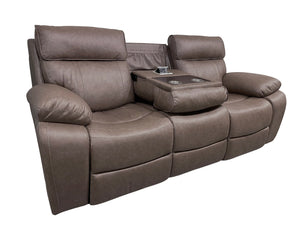 Theon Manual Sofa with Drop Down Table by Parker House