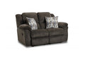 Newport Manual Love Seat with Pillows (173) in Clove
