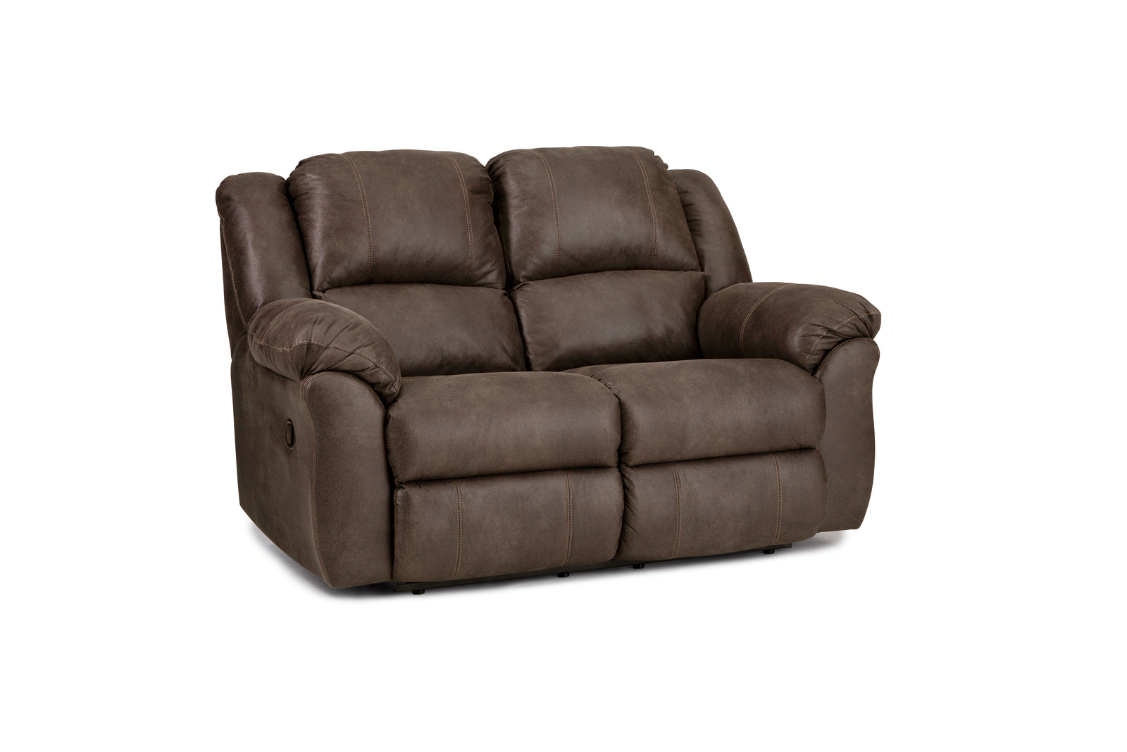 Manual Loveseat Recliner (213) in Tumbleweed