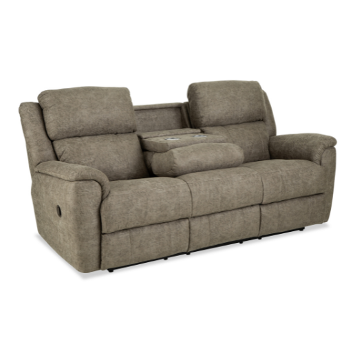 Milan Manual  Sofa with Drop Down Table (242) by Homestretch