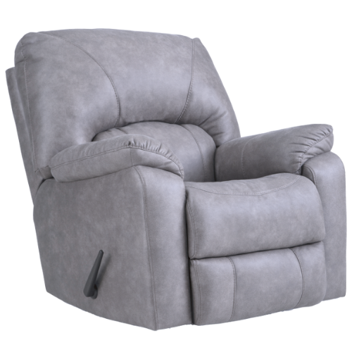 Rhino (204) Stain-Proof & Pet/Claw Proof Manual Recliner in Grey by HomeStretch