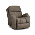 Swivel Recliner (214) in Taupe