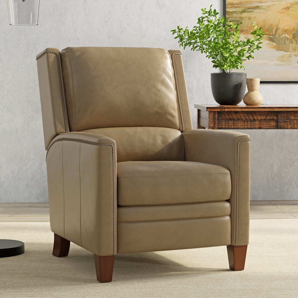 Connor Push Back Leather Recliner by Parker House