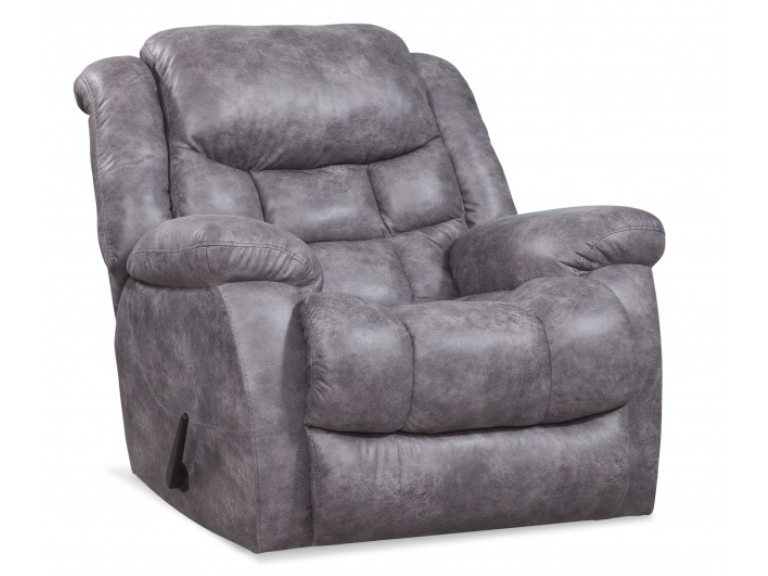 Manual Recliner Rocker (169) in Pewter