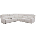 Parker House Lancaster six-piece sectional in Fluffy River Rock