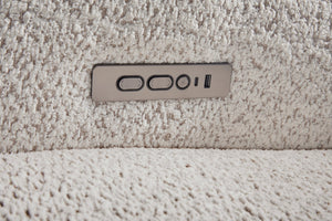 Lancaster power recline controls and charging ports
