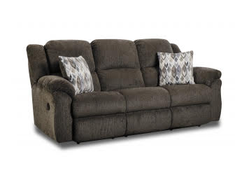 Newport Manual Sofa (173) with pillows in Clove