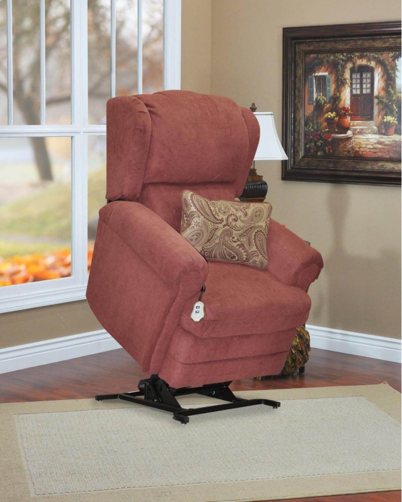 Wall-A-Way Recliner w/Decorative Pillow & Headrest
