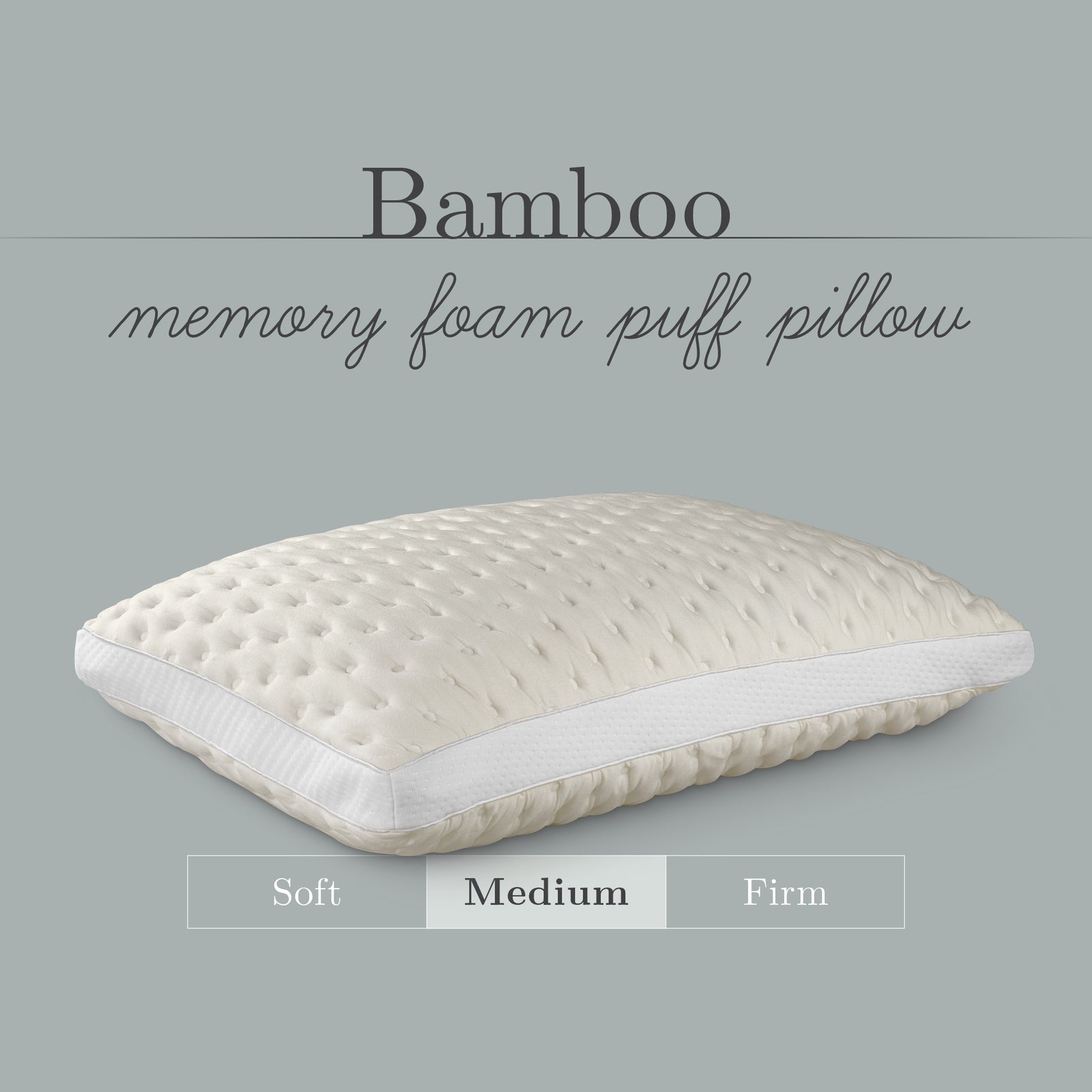 Bamboo Memory Foam Pillow