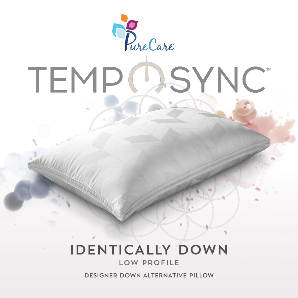 TempSync low Profile Pillow By PureCare