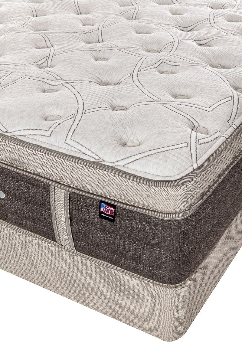 CLEARANCE TheraLuxe HD Olympic Pillowtop Top Queen Mattress Set by Therapedic